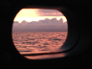 Sunset Through Hawsehole